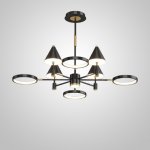 Потолочная люстра GISBERT D100 Black ImperiumLoft 232923-23