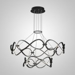 Подвесная люстра FORLI BW D60+80 Black ImperiumLoft 233025-23