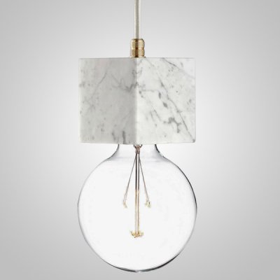 Подвесной светильник MARMOR VELDI Nero designed in 2015 White ImperiumLoft 233044-22