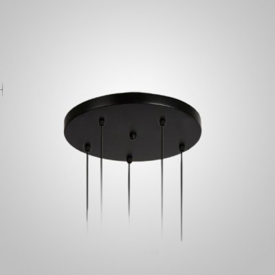 Потолочное крепление — металлический диск CEILING MOUNT 2 D60 Black ImperiumLoft 233047-26