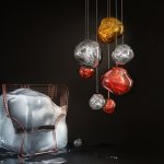 Подвесной светильник Tom Dixon Melt Pendant Silver D50 ImperiumLoft 233055-22