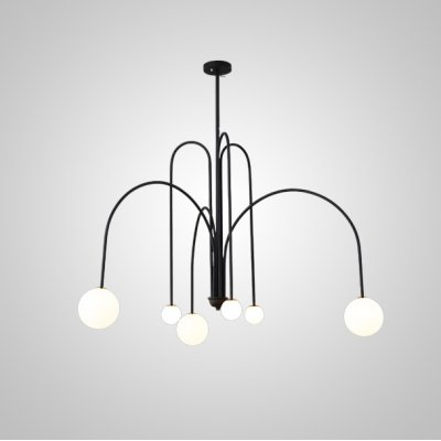 Потолочная люстра DAY L6 D130 Black ImperiumLoft 233057-26