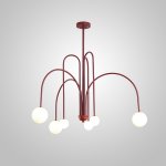 Потолочная люстра DAY L6 D100 Red ImperiumLoft 233060-26