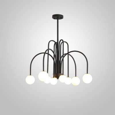 Потолочная люстра DAY L8 D75 Black ImperiumLoft 233064-26