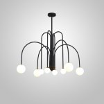 Потолочная люстра DAY L8 D100 Black ImperiumLoft 233065-26