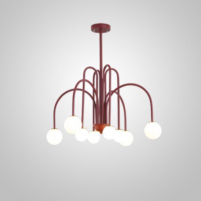 Потолочная люстра DAY L8 D75 Red ImperiumLoft 233067-26