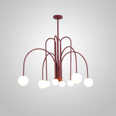 Потолочная люстра DAY L8 D100 Red ImperiumLoft 233069-26