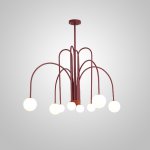 Потолочная люстра DAY L8 D100 Red ImperiumLoft 233069-26