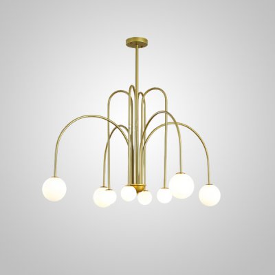 Потолочная люстра DAY L8 D100 Gold ImperiumLoft 233070-26