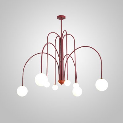 Потолочная люстра DAY L8 D130 Red ImperiumLoft 233071-26