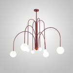 Потолочная люстра DAY L8 D130 Red ImperiumLoft 233071-26