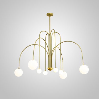 Потолочная люстра DAY L8 D130 Gold ImperiumLoft 233072-26