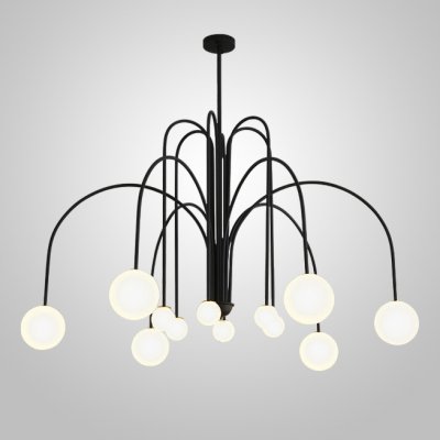 Потолочная люстра DAY L12 D130 Black ImperiumLoft 233074-26