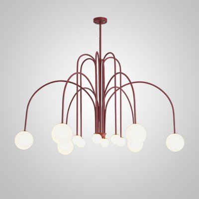 Потолочная люстра DAY L12 D100 Red ImperiumLoft 233075-26