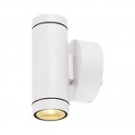 SLV 233231 GUNNSY WALL UP/DOWN Wandleuch- te, sandy white, 2x6W LED, 3000K