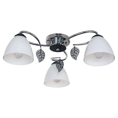 Потолочный светильник Экономсвет 233/3CR+BK WT