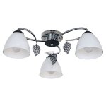 Потолочный светильник Экономсвет 233/3CR+BK WT