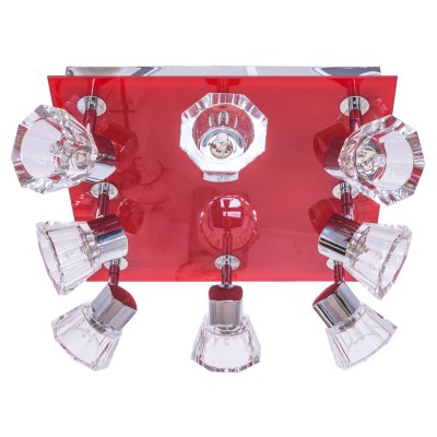 Светильник ЭкономСвет 23353/8CR+RED CL