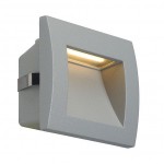 SLV 233604 DOWNUNDER OUT LED S Wand- einbauleuchte, silbergrau