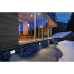 233660 SLV BRICK LED ASYMETRIC светильник встраиваемый IP65 с LED 9Вт (11Вт), 3000К, 40°, 850лм, сталь