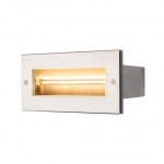 233661 SLV BRICK LED ASYMETRIC PRO светильник встраиваемый IP65 с LED 9Вт (11Вт), 3000К, 40°, 850лм, сталь