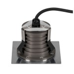 SLV 233736 DASAR PREMIUM HV, Bodeneinbau- leuchte, eckig, 17W, 60°, 3000K