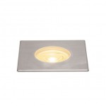 SLV 233772 DASAR PREMIUM HV, Bodeneinbau- leuchte, eckig, 50W, 24°, 3000K