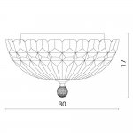 Светильник потолочный Divinare 4003/01 PL-2 Calotta