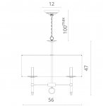 Светильник подвесной Divinare 1162/01 SP-5 Candela