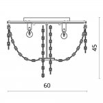 Люстра потолочная Divinare 2006/01 PL-6 AURORA