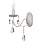 Светильник бра классическое с хрусталем Экономсвет 2346/1wWG