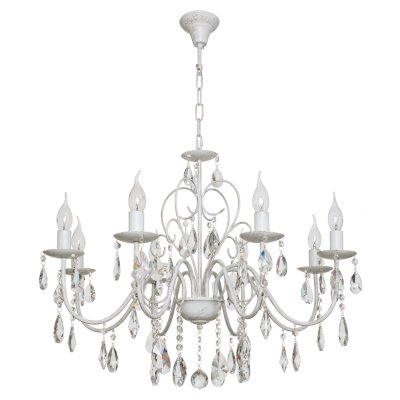 Люстра классическая с хрусталем Экономсвет 2346/8WG