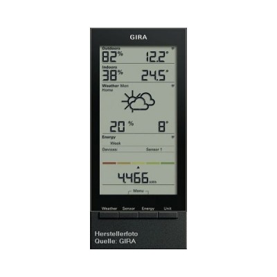 Gira S-55 Антрацит Радиометеостанция (G236028)