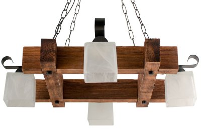 Люстра "Форта" 4хЕ27х60Вт состаренное дерево 239-64-24