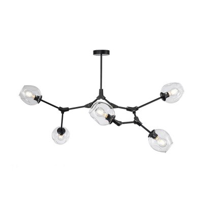 Люстра Адель Branching Bubble Chandelier L5 Black Transparent ImperiumLoft 239842-22 Люстра Адель Branching Bubble Chandelier L5 Black Transparent ImperiumLoft 239842-22