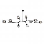 Люстра Адель Branching Bubble Chandelier L9 Black Transparent ImperiumLoft 239846-22