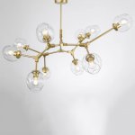 Люстра Адель Branching Bubble Chandelier L11 Brass Transparent ImperiumLoft 239868-22