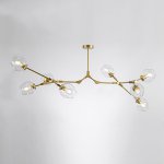 Люстра Адель Branching Bubble Chandelier L8 Brass Tinted ImperiumLoft 239873-22