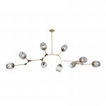 Люстра Адель Branching Bubble Chandelier L9 Brass Tinted ImperiumLoft 239874-22