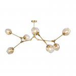 Люстра Адель Branching Bubble Chandelier L7 Brass Amber ImperiumLoft 239879-22