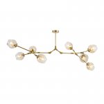 Люстра Адель Branching Bubble Chandelier L8 Brass Amber ImperiumLoft 239880-22