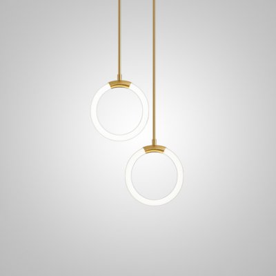 Подвесной светильник NILS DUO D15 Brass ImperiumLoft 239900-23