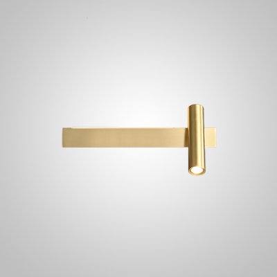 Настенный светильник JENIUS L40 Brass Right ImperiumLoft 239947-23