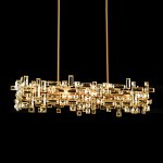 Реечный, рядный светильник MILLARD L100 Brass ImperiumLoft 239978-23