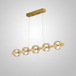 Реечный, рядный светильник SEMUND LONG L100 Brass ImperiumLoft 239994-23