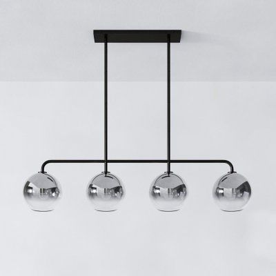 Реечный, рядный светильник CLOVE Black Grey ImperiumLoft 240006-23