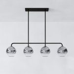 Реечный, рядный светильник CLOVE Black Grey ImperiumLoft 240006-23