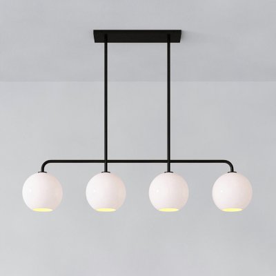 Реечный, рядный светильник CLOVE Black White ImperiumLoft 240011-23