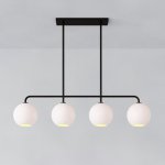 Реечный, рядный светильник CLOVE Black White ImperiumLoft 240011-23