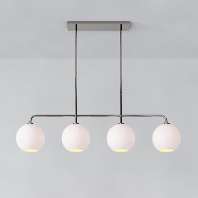 Реечный, рядный светильник CLOVE Chrome White ImperiumLoft 240012-23